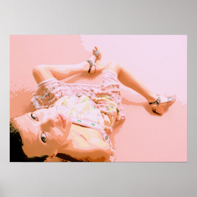 Girl in pink poster (Front)