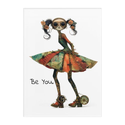 Girl in Quirky Dress - Be You.