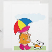 Girl in Rain (Front/Back)