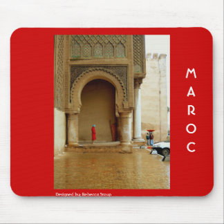 Girl in Red Coat Mouse Pad