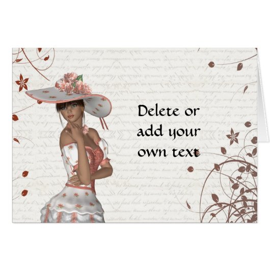 Girl in summer hat (Front Horizontal)