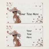 Girl in summer hat (Front & Back)