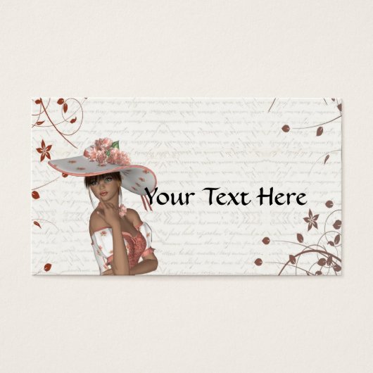 Girl in summer hat (Front)