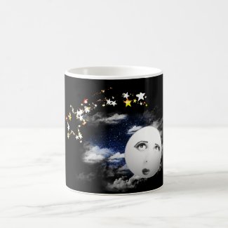 Girl in the Moon Mug