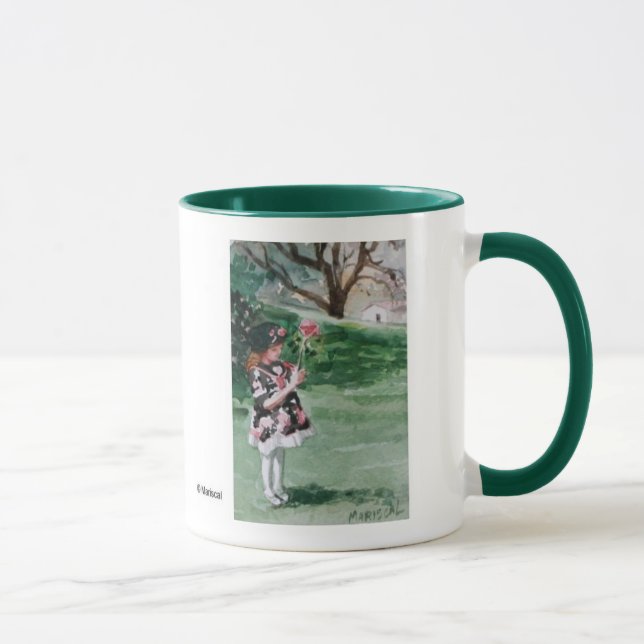 Girl in the park mug (Right)