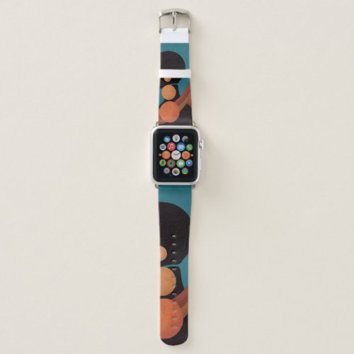 girl in the tropic Beautiful African woman Black Apple Watch Band