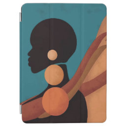 girl in the tropic. Beautiful African woman. Black iPad Air Cover