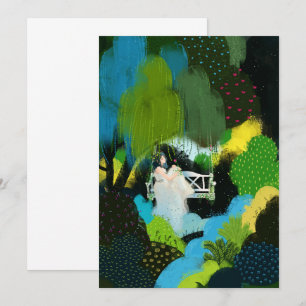 Girl in the willow invitation