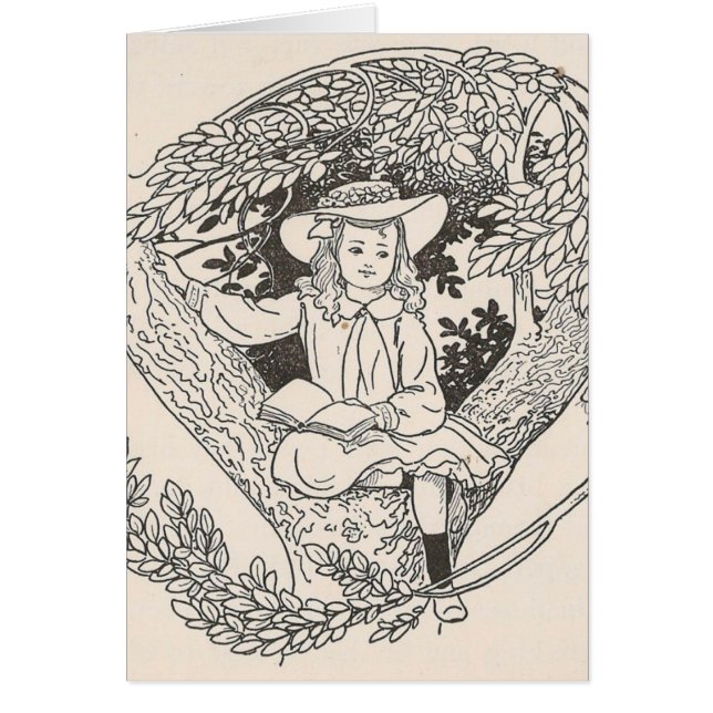 Girl in Tree Cards (Front)