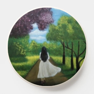 Girl in White Dress PopSocket