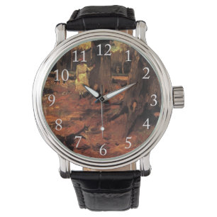 Girl in White in the Woods, Vincent van Gogh Watch
