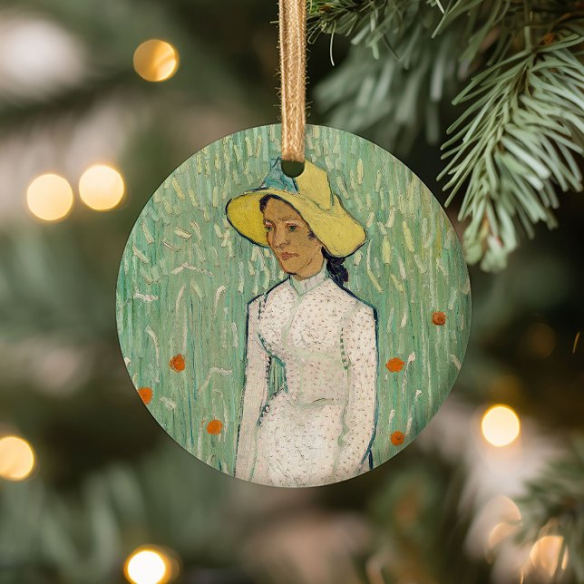 Girl in White | Vincent van Gogh Ceramic Ornament (Creator Uploaded)
