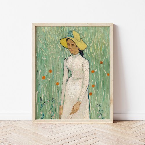 Girl in White  Vincent Van Gogh Poster