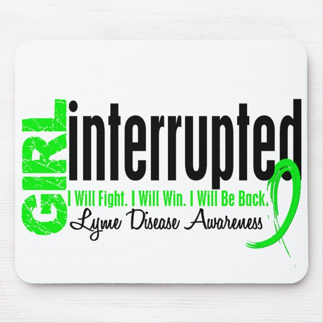 Girl Interrupted 1 Lyme Disease Mouse Pad (Front)