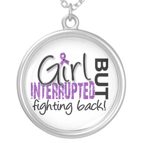 Girl Interrupted 2 Epilepsy Silver Plated Necklace