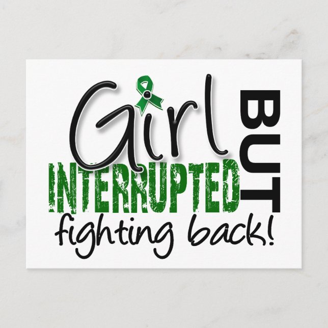 Girl Interrupted 2 Liver Disease Postcard (Front)