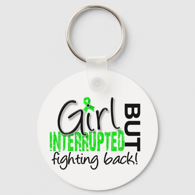 Girl Interrupted 2 Lyme Disease Keychain (Front)