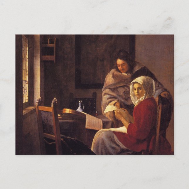 Girl Interrupted at Her Music Postcard (Front)