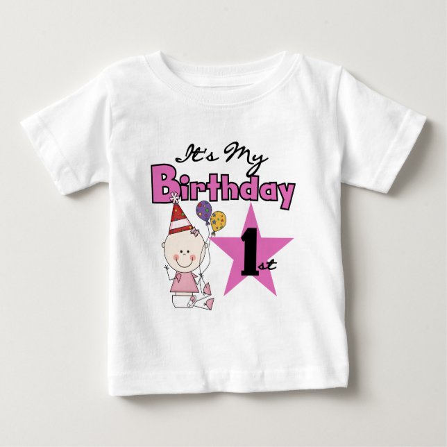 Girl It's My Birthday Tshirts and Gifts (Front)