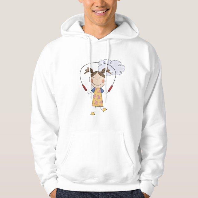 Girl Jumping Rope  T-shirts and Gifts (Front)