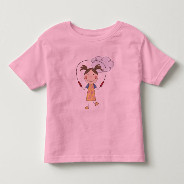 Girl Jumping Rope  T-shirts and Gifts (Front)