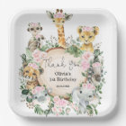 Girl Jungle Safari Wild Animals Birthday Favor