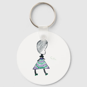 Girl Keychain
