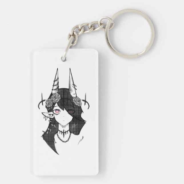 Girl,  keychain (Back)