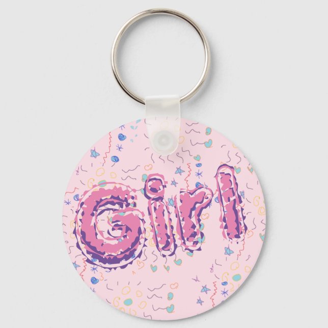 Girl Keychain (Front)