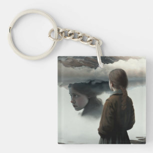 girl keychain