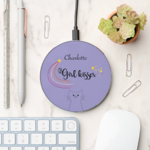 Girl Kisser Lesbian Wireless Charger