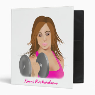 Girl Lifting Workout Binder