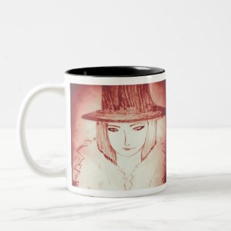 Girl like boy Two-Tone coffee mug