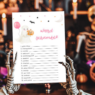 Girl Little Boo is almost Due Word Scramble Game