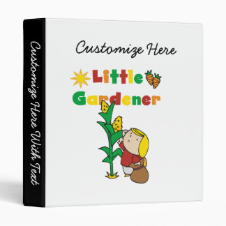 Girl Little Gardener Binder