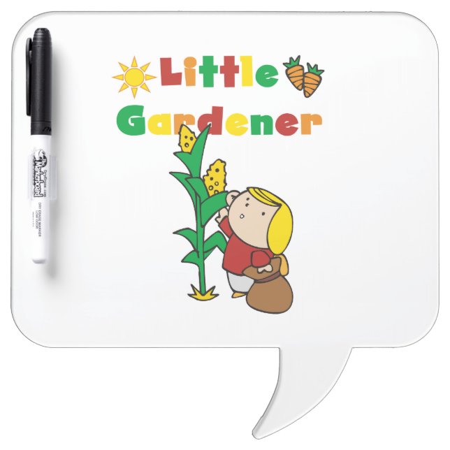 Girl Little Gardener Dry Erase Board (Front)