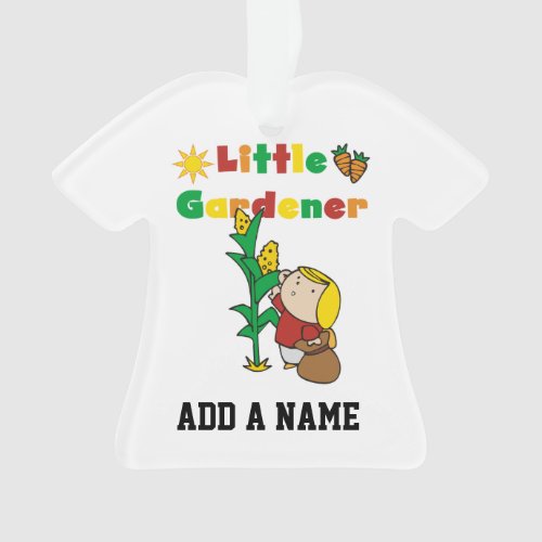 Girl Little Gardener Ornament