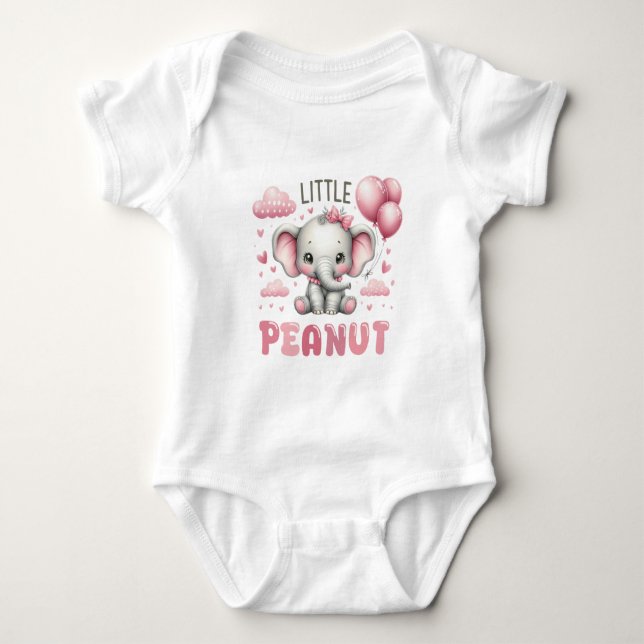Girl  Little Peanut  Baby Bodysuit (Front)