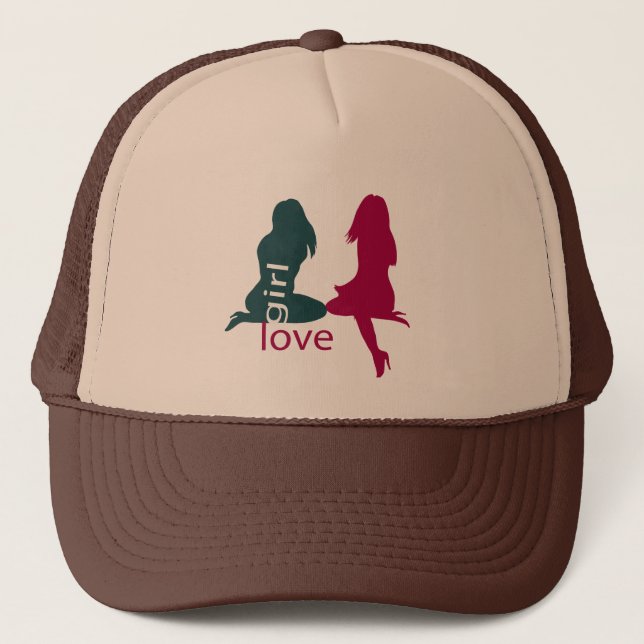 'Girl Love' Designer Hat (Front)
