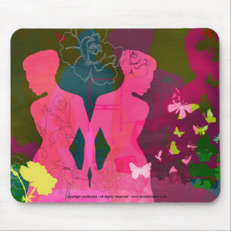 'Girl Love' Designer Mousepad