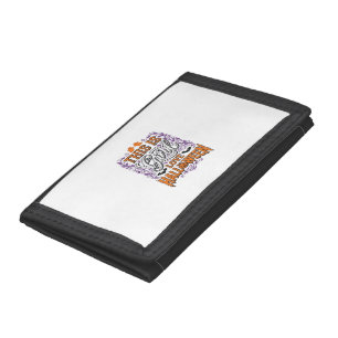 Girl Love Halloween Vintage Cute Spooky Shirt Desi Tri-fold Wallet