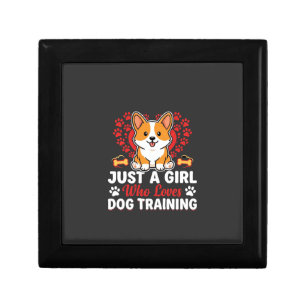 Girl Loves Dog Training Corgi Gift Box