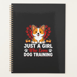 Girl Loves Dog Training Corgi Planner