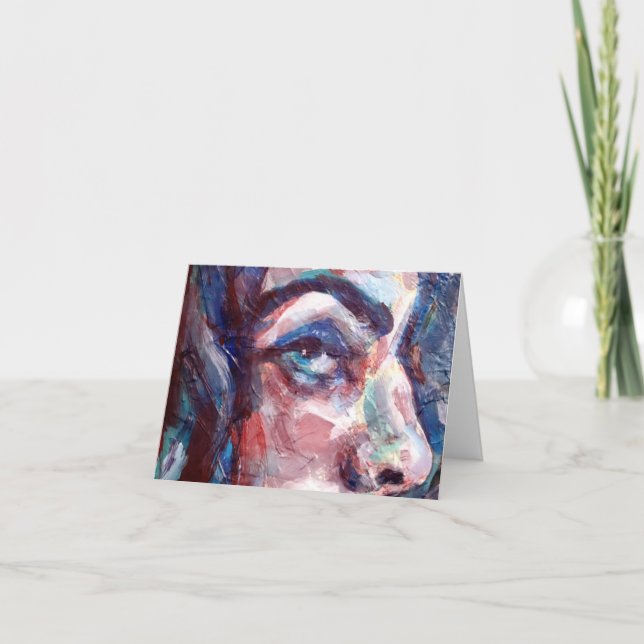 Girl Loves Me Blues                                Thank You Card (Front)