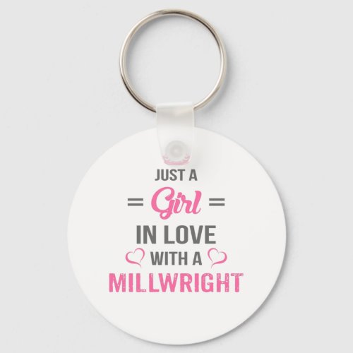Girl Loves Millwright Keychain