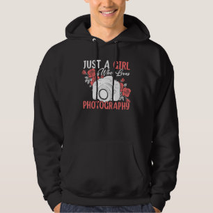 Girl Loves Photography  Photographer Hoodie