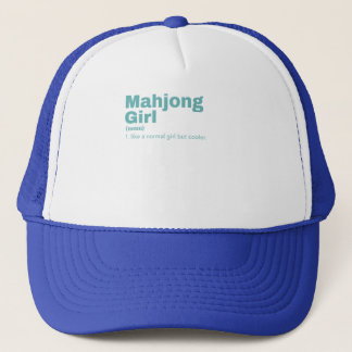 Girl - Mahjong Trucker Hat