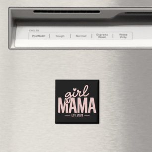 Girl Mama Est 2026 Pregnancy Reveal Mom To Be Magnet