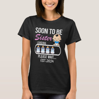 Girl Matching Pregnancy Announcemen Soon To Be Sis T-Shirt