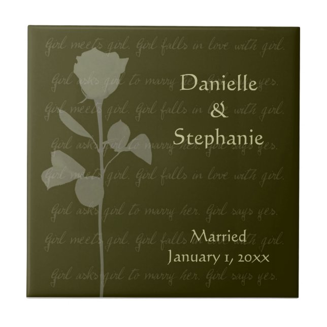 Girl Meets Girl Tile (Front)